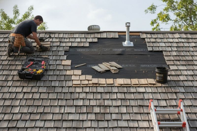 Wood Shake Roof Repair in Seaford, DE
