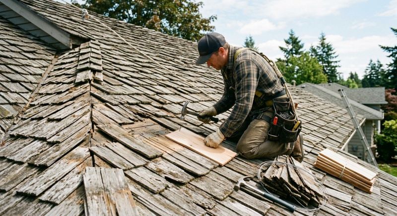 Wood Shingles Repair in Harbeson, DE